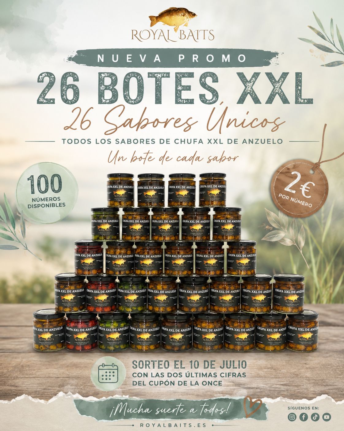 26 BOTES CHUFA XXL